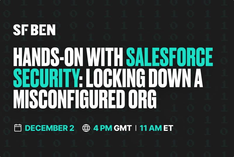 Salesforce Ben webinar